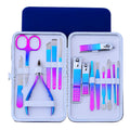 Eagle beak stainless steel manicure kit 15 beauty scissors pedicure knife nail polish nail clipper suit wholesale manicure package