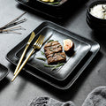 European-style frosted tableware ceramic plate japanese-style steak plate for home rice bowl dish suit white porcelain high appearance