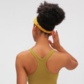 New high-elasticity, skin-friendly solid color criss-cross headband for women - yoga & sports hair tie - european & american style s2083