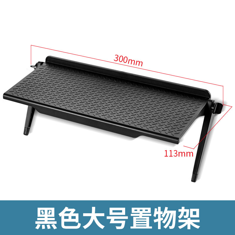 No punching computer monitor rack desktop plastic storage rack home TV set-top box router bracket