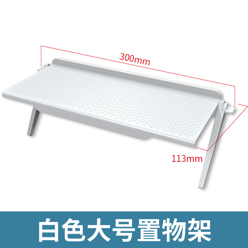 No punching computer monitor rack desktop plastic storage rack home TV set-top box router bracket