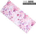 Pvc yoga mat - uv printed, shock absorbing, non-slip, white, fitness, silent, thickened, foldable, stretchable