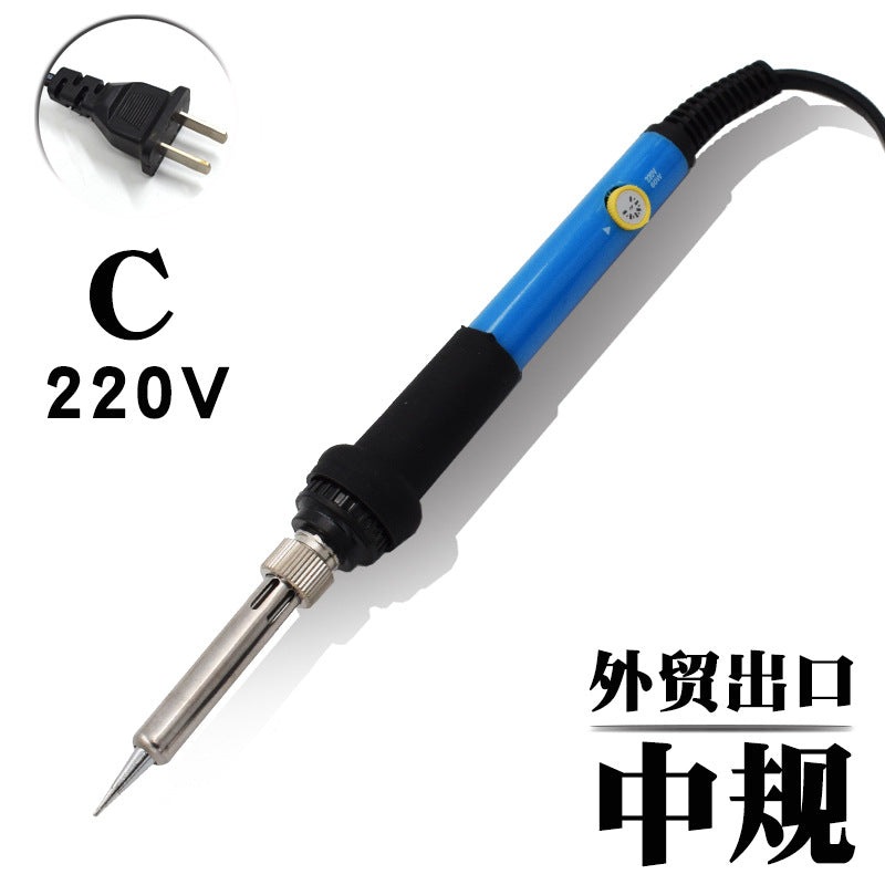 Blue, red, white temperature-regulated electric soldering iron, custom OEM OEM production, internal thermal welding, soldering iron, soldering tools