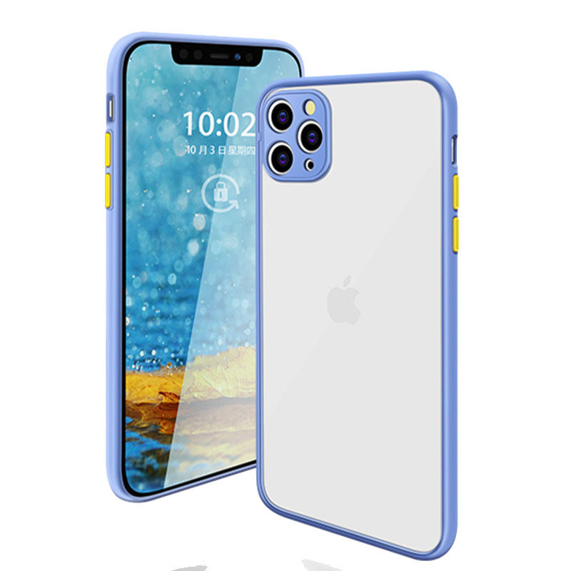 Suitable for oppoa93s/reno phantom eye protection fine hole contrast color frosted mobile phone case eye protection anti-fall protective case
