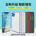 Suitable for oppoa93s/reno phantom eye protection fine hole contrast color frosted mobile phone case eye protection anti-fall protective case