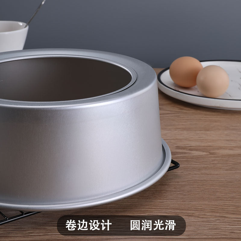 chiffon cake mold for home round mousse live bottom 68 4/6/8/10/ 12inch embryo baking tools