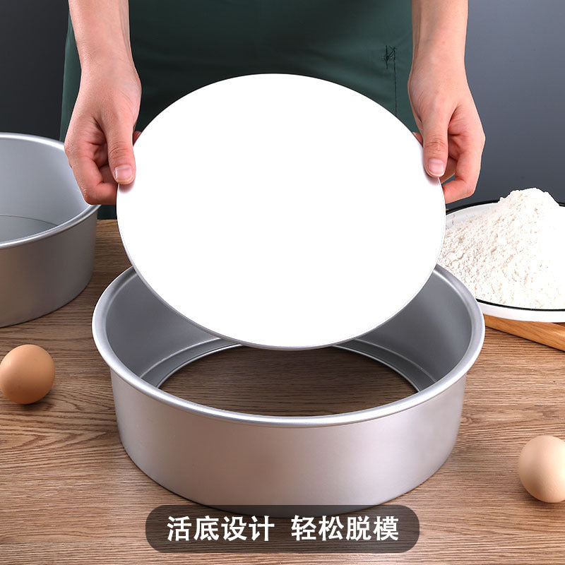 chiffon cake mold for home round mousse live bottom 68 4/6/8/10/ 12inch embryo baking tools