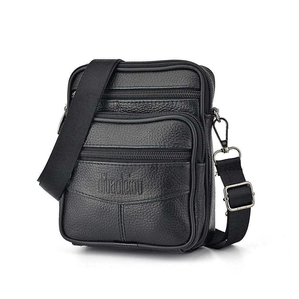 Factory new men's fanny pack multi-functional shoulder messenger bag can wear belt mobile phone fanny pack wholesale men's waist bag
