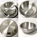 304 thickened and deepened kitchen multi-purpose round stainless steel basin, vegetable basin, cooking basin, wash basin, seasoning jar, soup basin