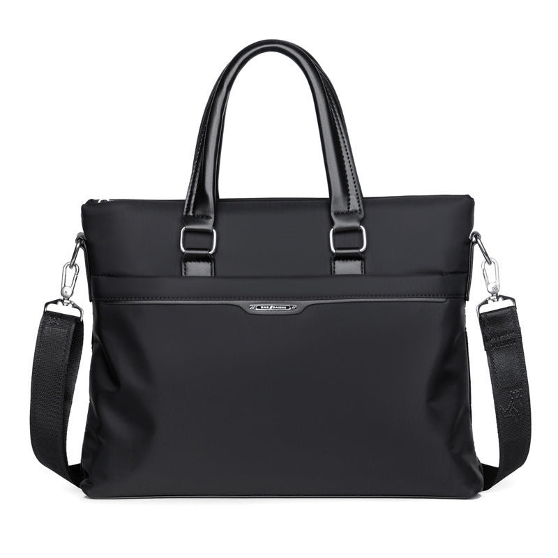 New handbag men's business commuter meeting bag men's handbag fashion computer bag large capacity briefcase