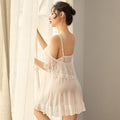 Pinse clothing pinse clothing wholesale sexy lingerie sexy temptation pajamas women's see-through mesh ruffles