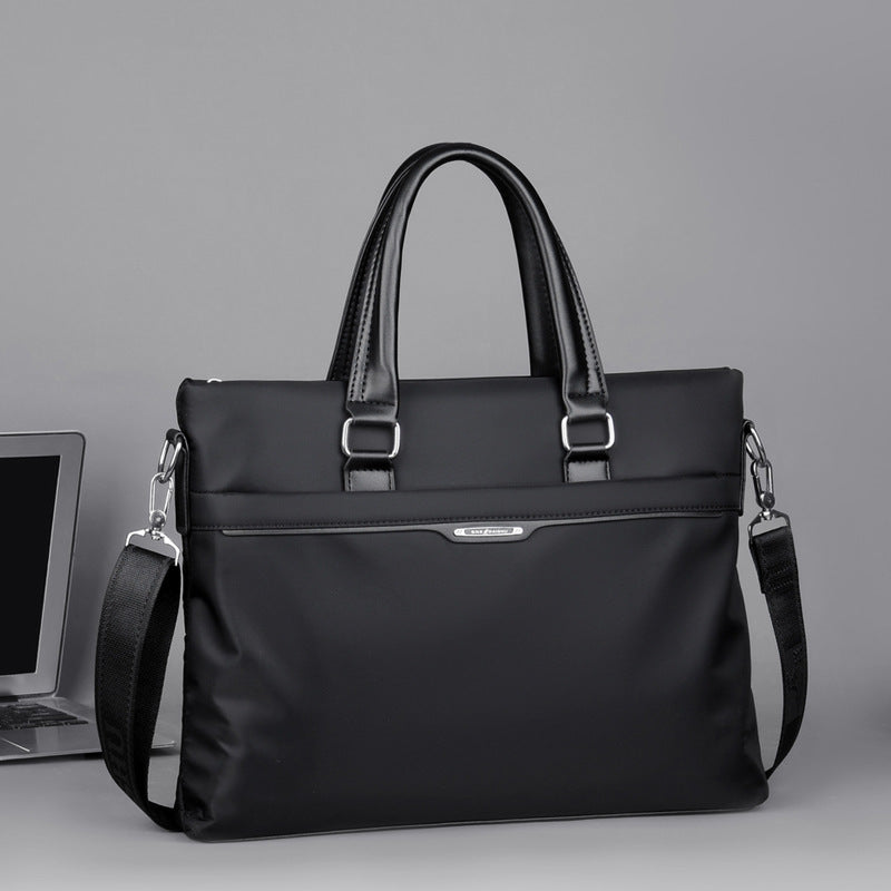 New handbag men's business commuter meeting bag men's handbag fashion computer bag large capacity briefcase