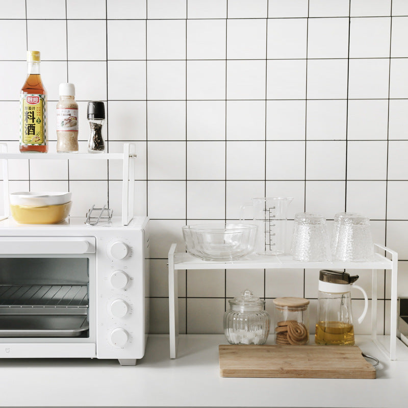 Sink rack Layered rack Desktop storage rack Storage Cabinet Interlayer baffle Single layer pot rack