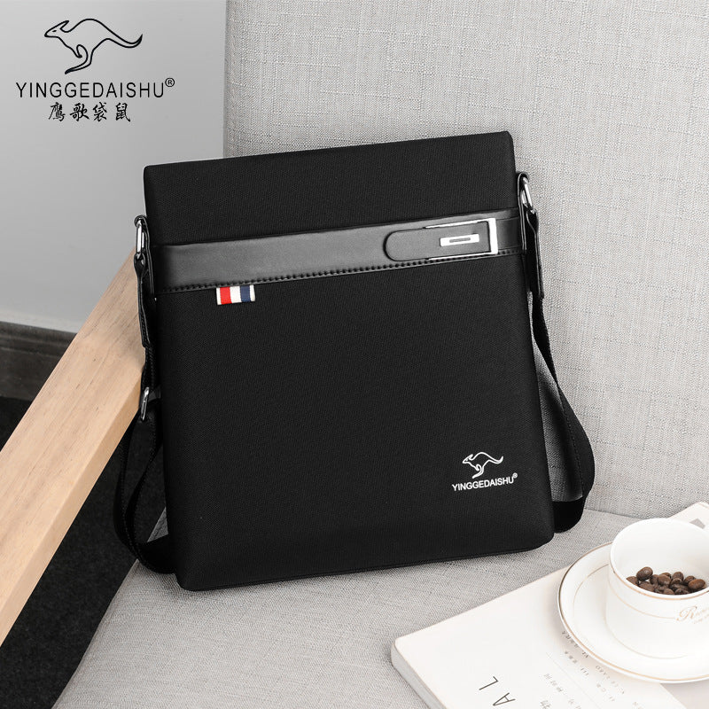 Shoulder bag Bonnis Kangaroo business casual Korean version fashion manufacturer produces Oxford cloth men's bag casual messenger bag