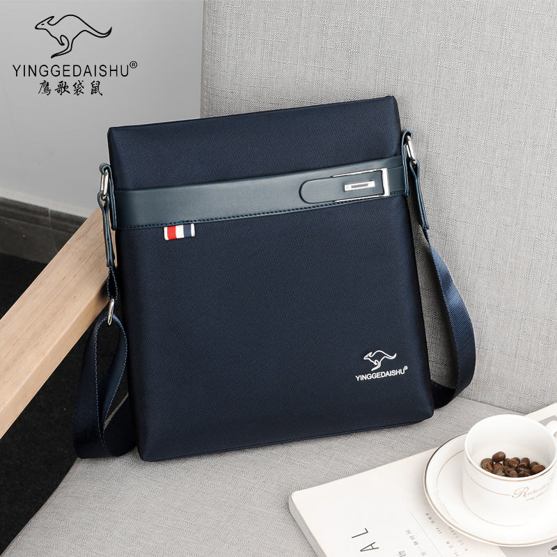 New men's fashion trend Oxford cloth waterproof shoulder messenger bag wholesale Korean version casual bag factory