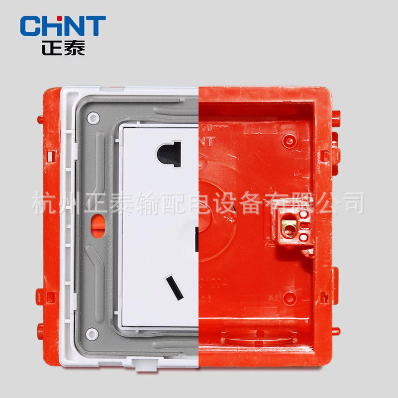 Chint switch socket concealed dark box universal high-strength wiring box 86 type color bottom box 3 color decoration bottom box