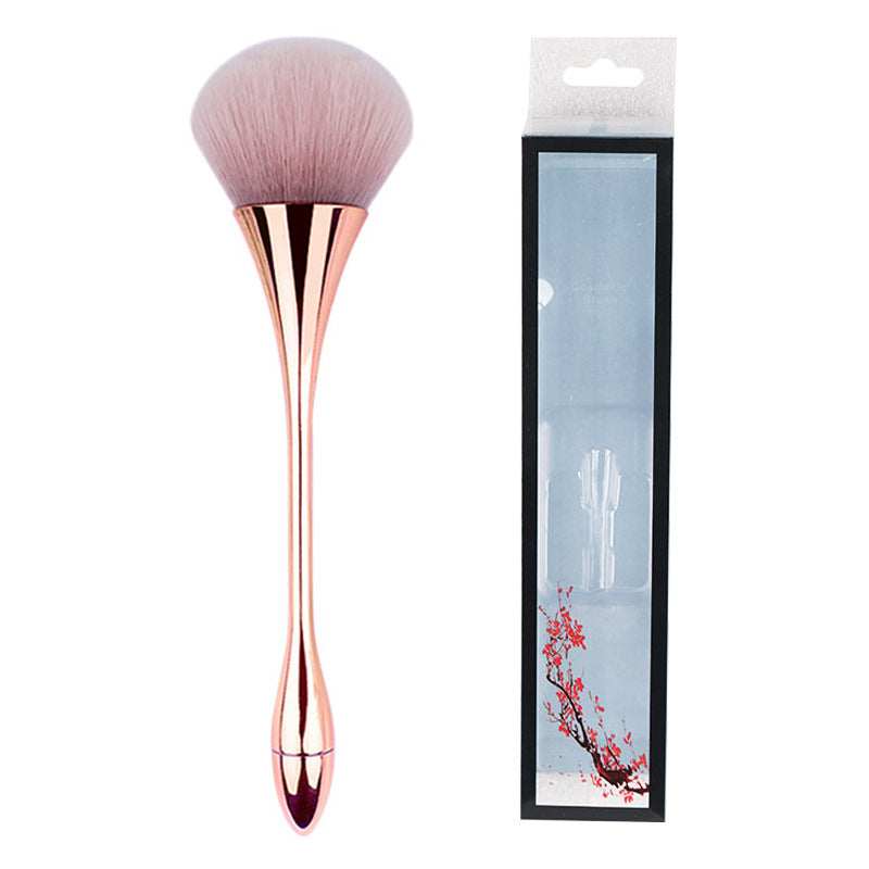 Single large small waist makeup brush beauty tool blush brush round head dust brush soft bristle loose powder brush makeup brush