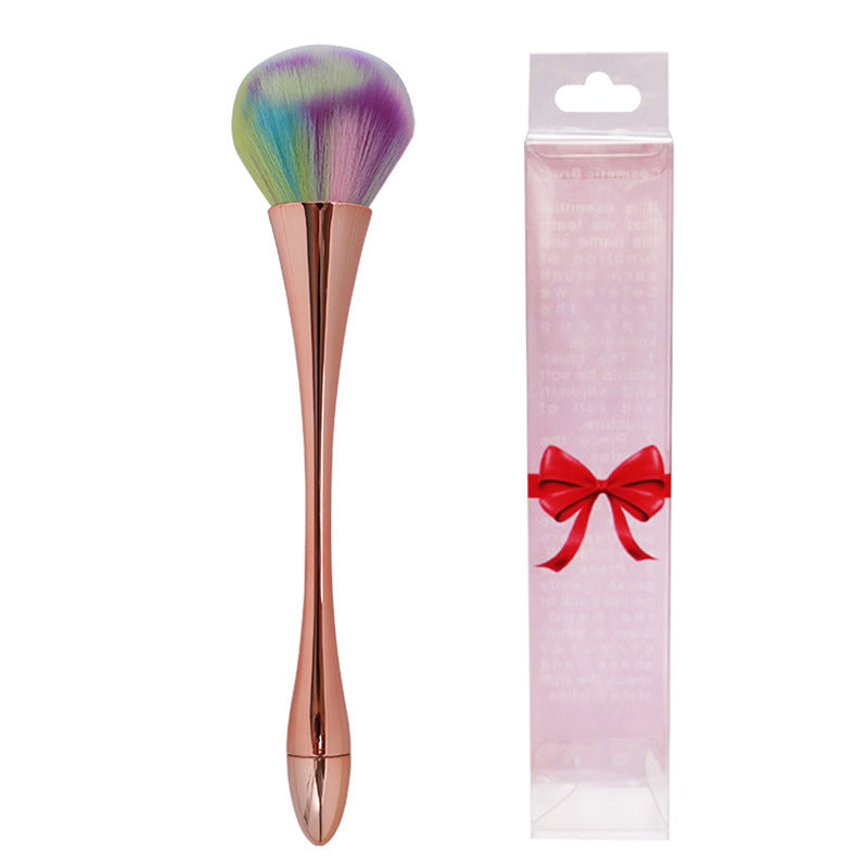 Single large small waist makeup brush beauty tool blush brush round head dust brush soft bristle loose powder brush makeup brush