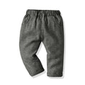 Export spring & fall new arrivals: children's vest, shirt, and pants gentleman's set - cross-border wholesale for boys and babies