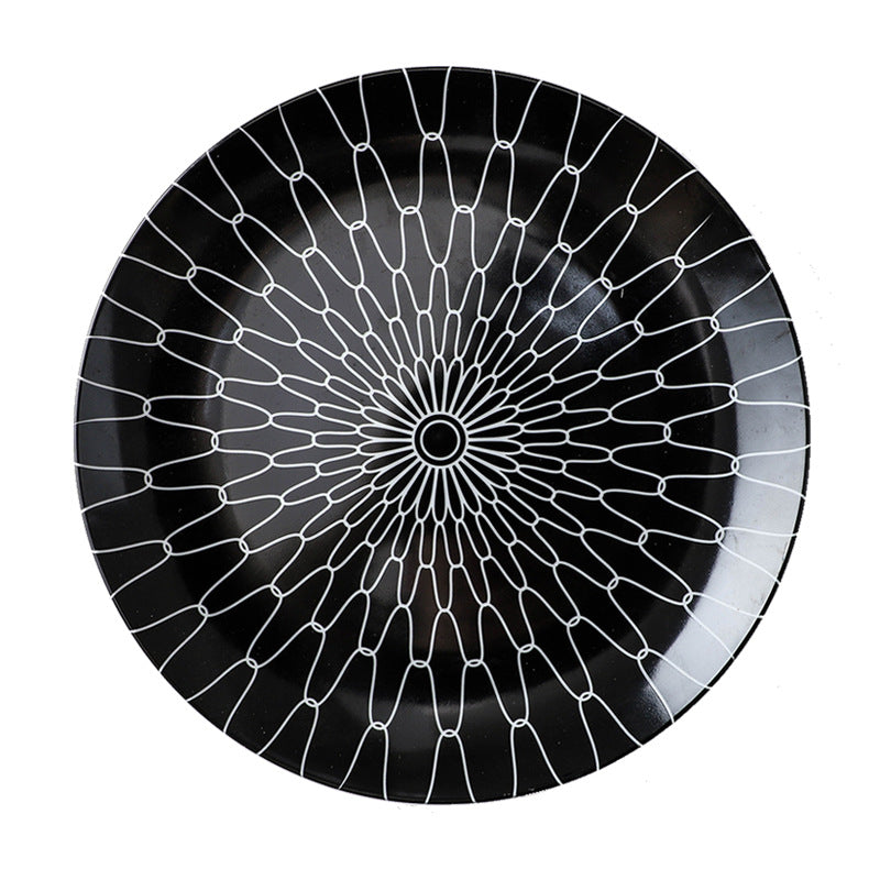 Nordic plating tableware casual creative western food plate pasta plate western dessert stylish restaurant tray plate