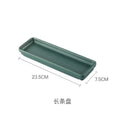 Long plate for home ceramic plate scandinavian dish plate western food plate rectangular flat plate sushi dessert plate tableware tray