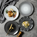 Nordic plating tableware casual creative western food plate pasta plate western dessert stylish restaurant tray plate