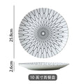 Nordic plating tableware casual creative western food plate pasta plate western dessert stylish restaurant tray plate