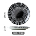 Nordic plating tableware casual creative western food plate pasta plate western dessert stylish restaurant tray plate