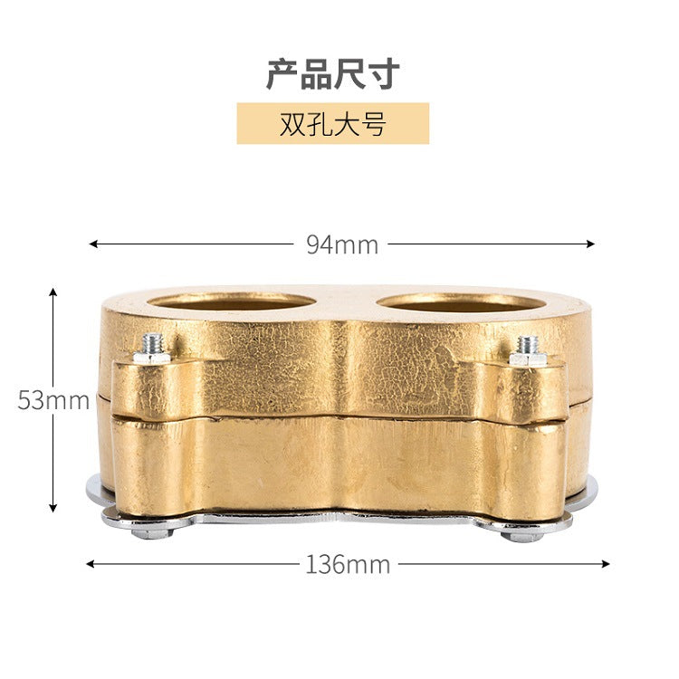 Dental boil box Copper denture technician processing Dental instruments with screws 7 #8 #boil box Double hole extra large