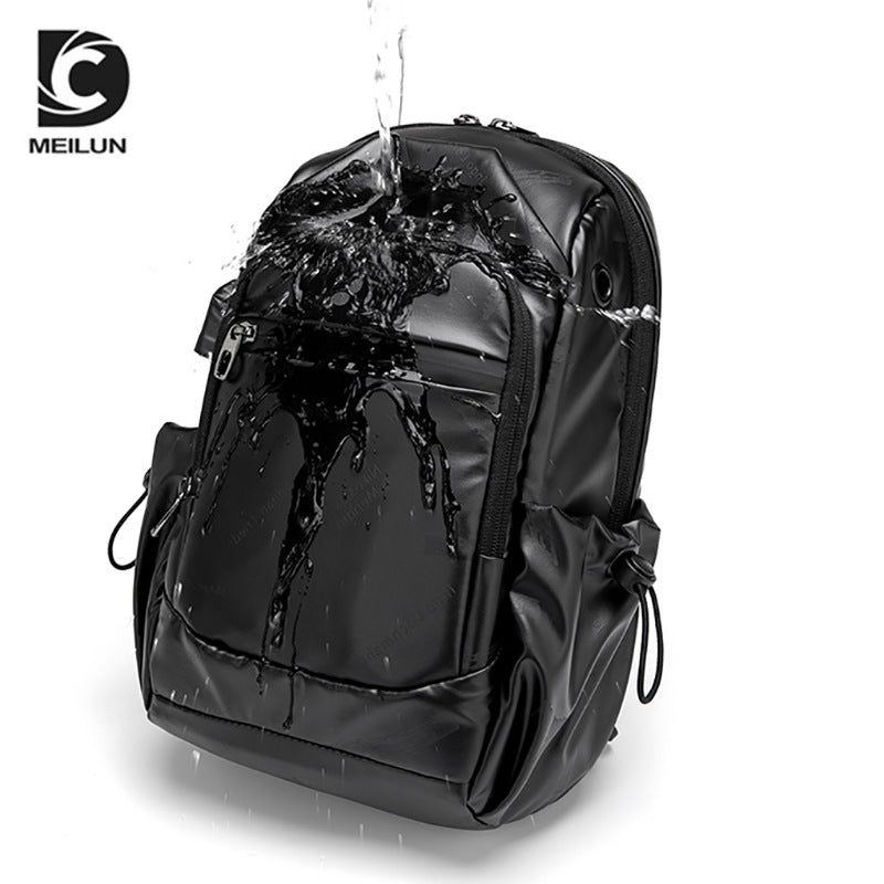 DC Meilun's new waterproof shoulder bag Korean version messenger bag trendy casual solid color ID bag soft men's bag