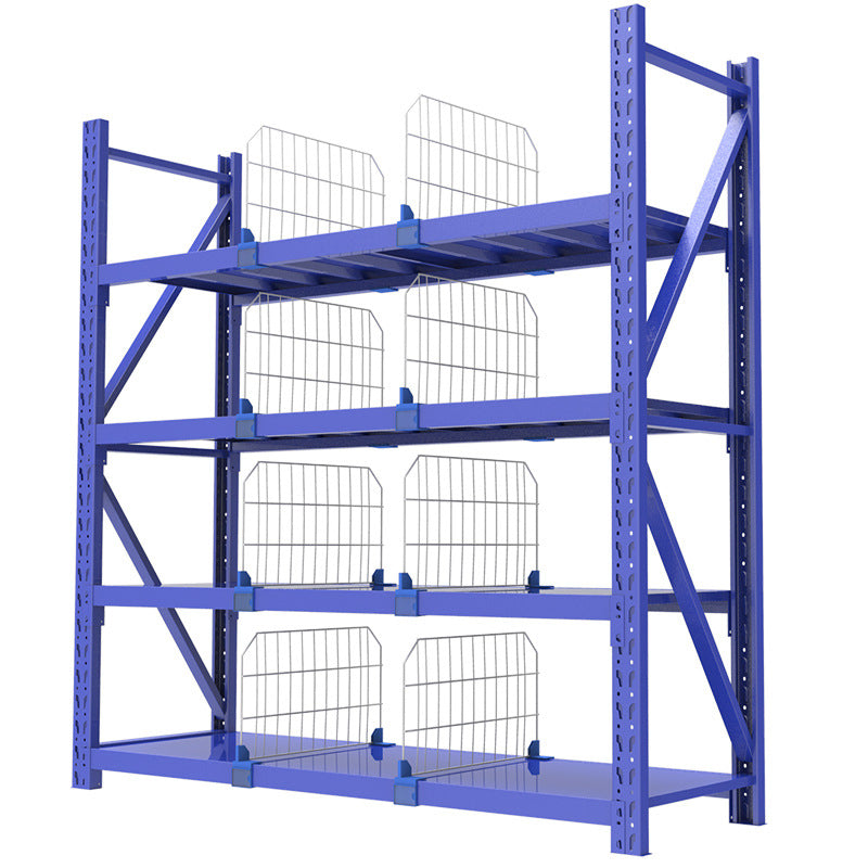 Clothing rack baffle rack light storage rack household iron rack Cainiao station warehouse rack
