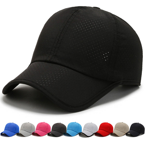 Hat Men's and Women's Quick-Drying Baseball Cap Fashion Versatile Outdoor Fishing Sun Protection Hat Cap Cap Printing Logo