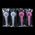 Individually wrapped plastic measuring spoons - 20ml for liquid masks, laundry powder, fertilizer, and water (20g)