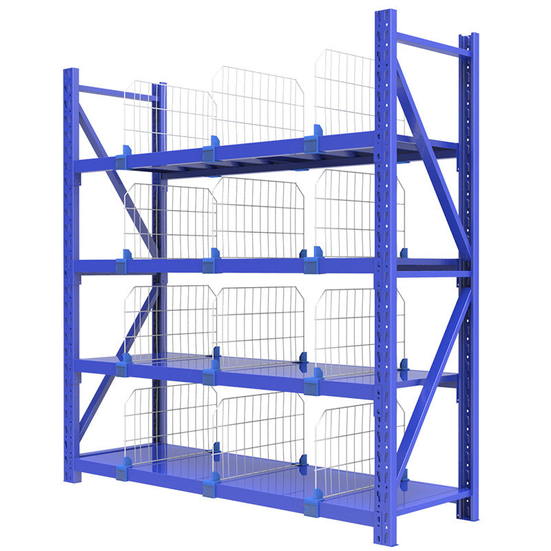 Clothing rack baffle rack light storage rack household iron rack Cainiao station warehouse rack