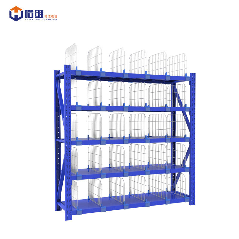 Clothing rack baffle rack light storage rack household iron rack Cainiao station warehouse rack