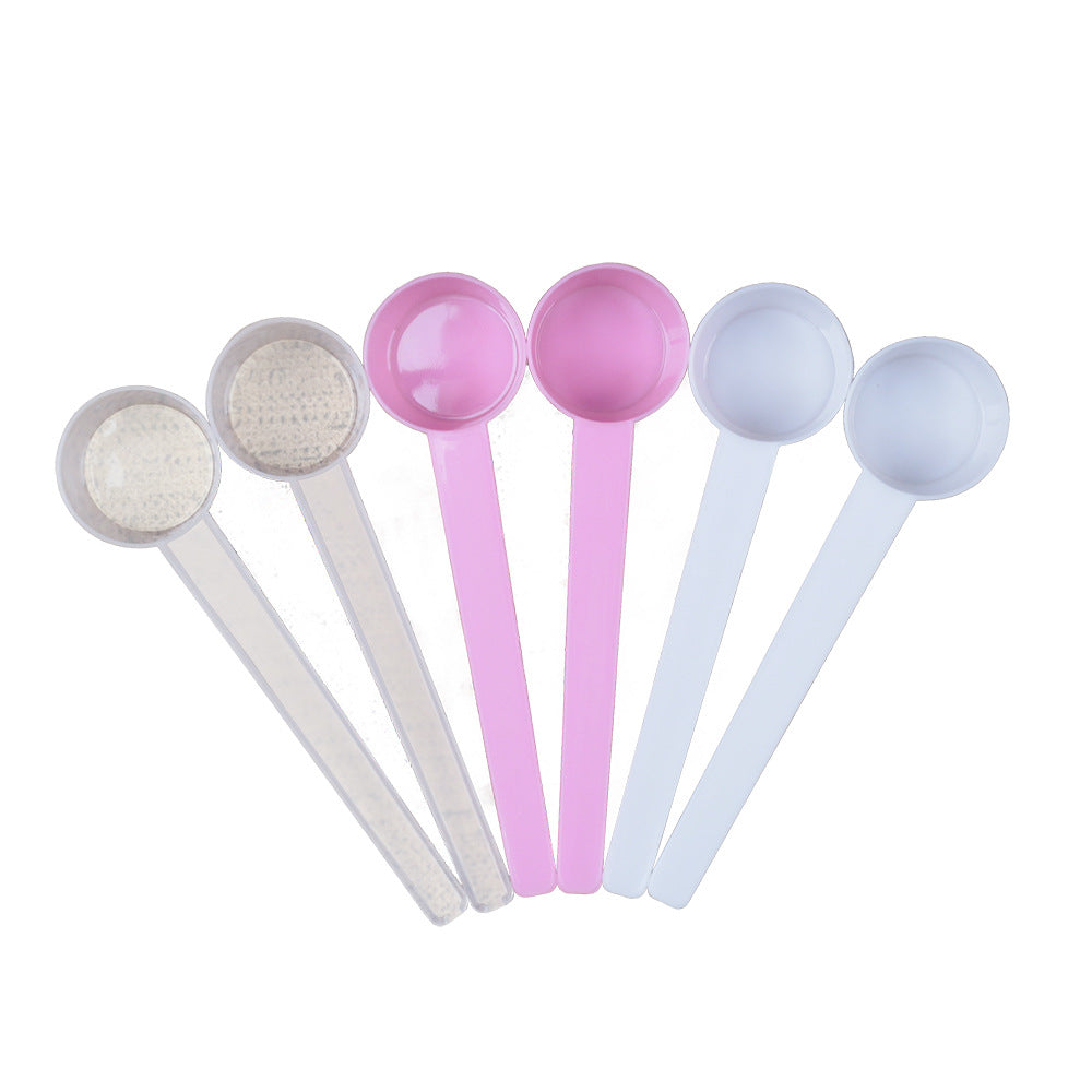Individually wrapped mask spoons, 10ml plastic spoons, measuring spoons for laundry detergent, feed, fertilizer, and pesticide – holds 10 grams of water