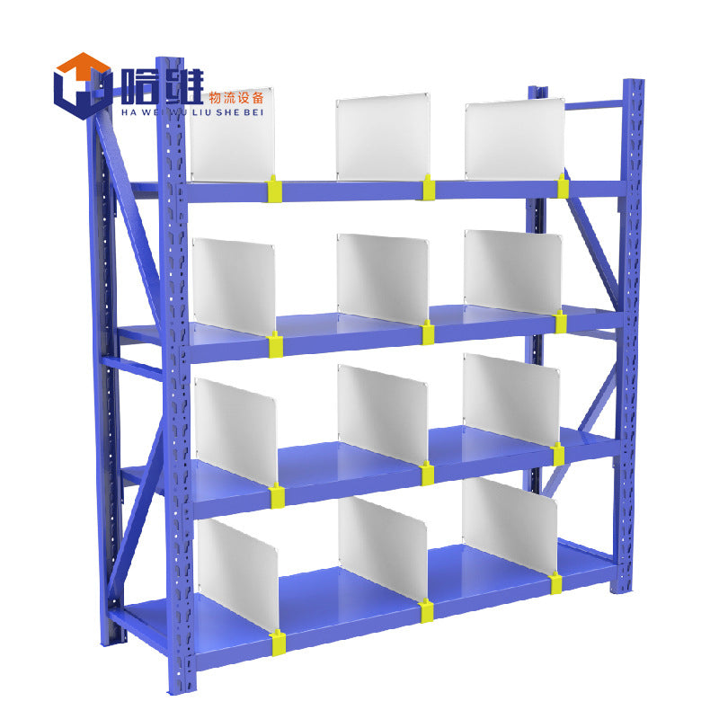 Warehouse shelves baffle clothing display racks express iron racks supermarket drug e-commerce storage racks shelves