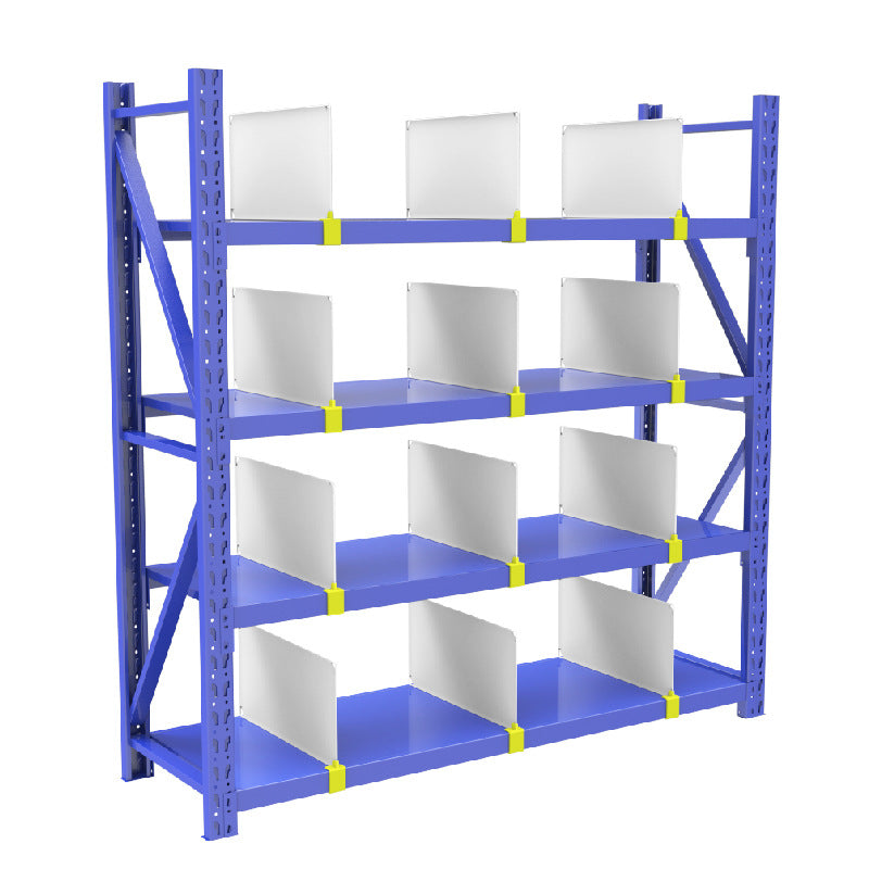 Warehouse shelves baffle clothing display racks express iron racks supermarket drug e-commerce storage racks shelves