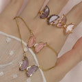 Gold-plated bow ring wholesale european and american cross-border jewelry women's stylish alloy niche fashion street style open ring