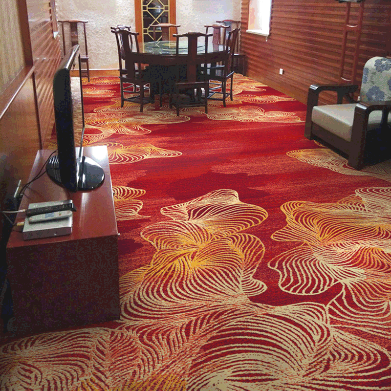 hotel carpet nylon fireproof anti-fouling restaurant restaurant large area paving thickened corridor aisle splicing commercial