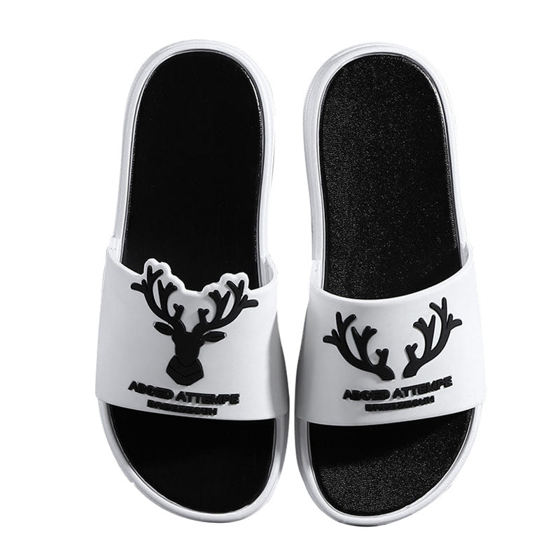【dropshipping available】men's summer trendy korean style couple's flip-flops - indoor/outdoor home use, beach sandals