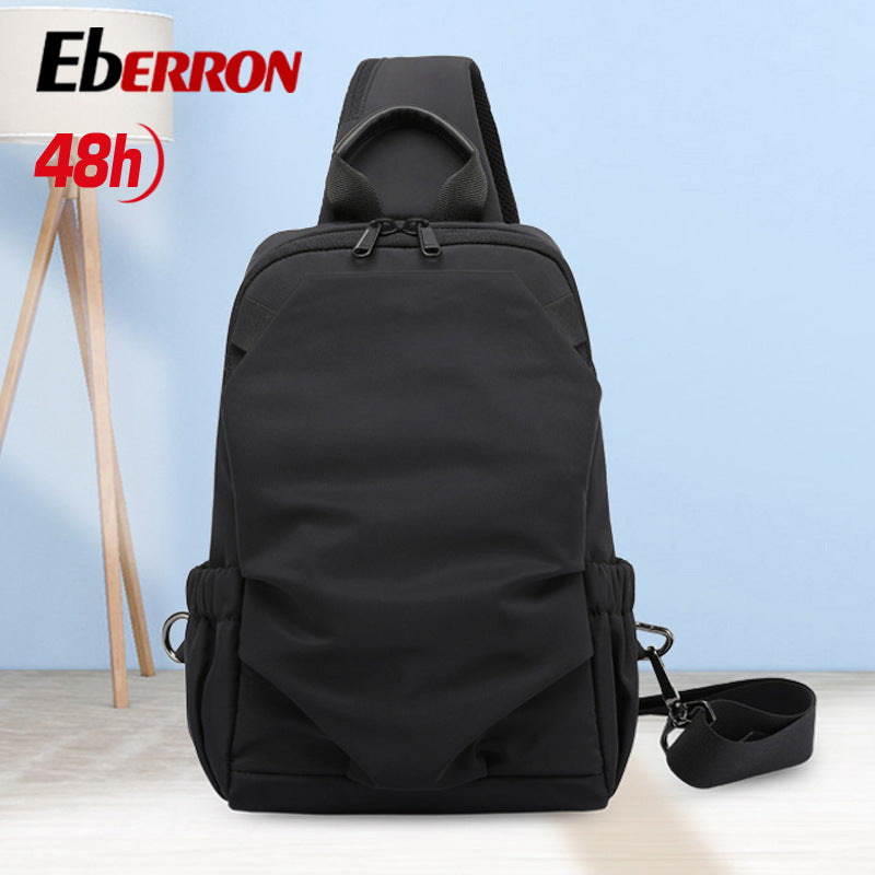 New Men's Breast Bag Shoulder Bag Men's Bag Large Capacity Multifunctional Small Backpack Fashion Korean Edition Trendy Cool Men's Bag