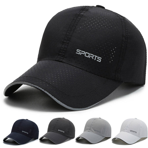 Hats Men's and Women's Quick-Drying Baseball Caps Outdoor Breathable Sun Hats Fashion Versatile Casual Cap Manufacturers Wholesale