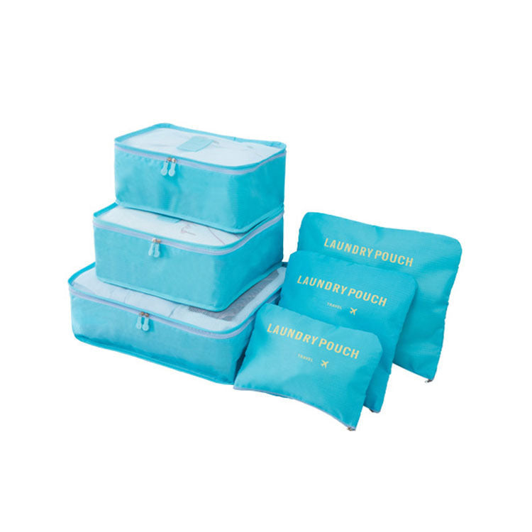Spot wholesale six-piece set storage bag clothes storage bag travel supplies underwear bra finishing bag travel set
