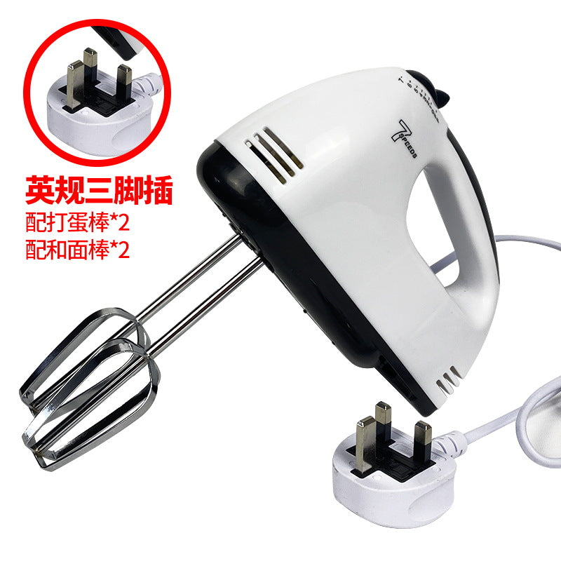 Egg whisk - fully automatic electric, home use, mini manual, baking, small whipping cream egg beater - cross-border