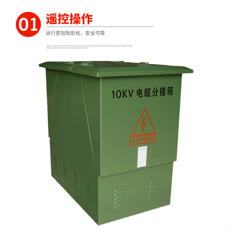 One in and one out 10KVT receiving box DFW-12/630 European high voltage cable branch box outdoor power distribution