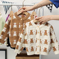 autumn new children's cardigan sweater cartoon jacket boys girls versatile korean style cardigan baby top