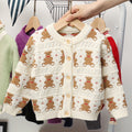 autumn new children's cardigan sweater cartoon jacket boys girls versatile korean style cardigan baby top