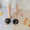 Women's summer new floral slippers - outdoor wear, soft sole, student sandals, unique anti-slip fashion flip-flops