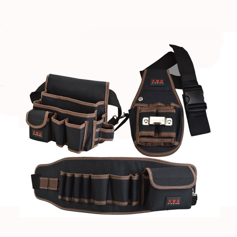 Arrizo Electric Tool Bag Belt Canvas Oxford Fabric Wear-resistant Hardware Tool Bag One coded packet of the released version